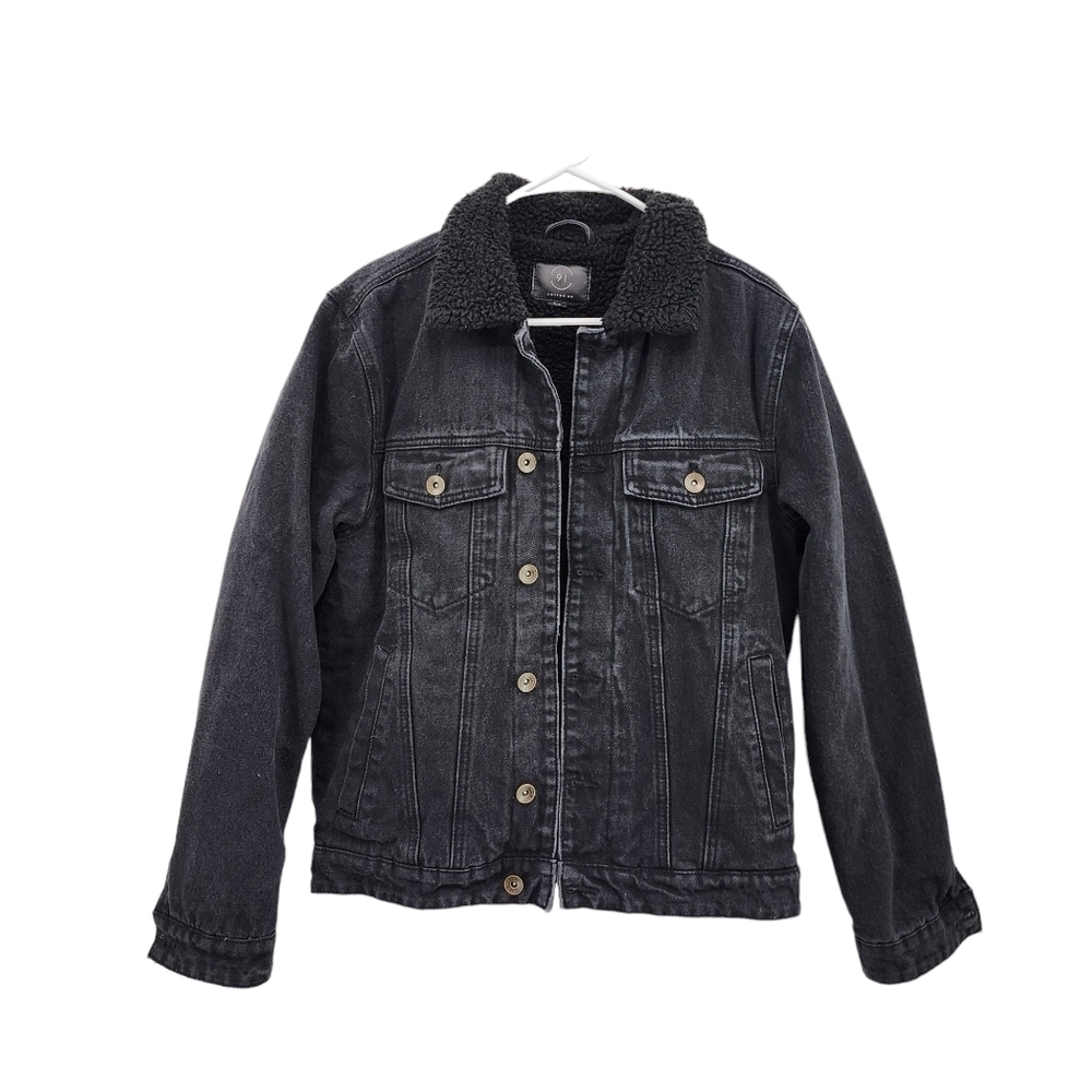 Cotton On 91 Women's Faux Shearling Lined Jean Jacket